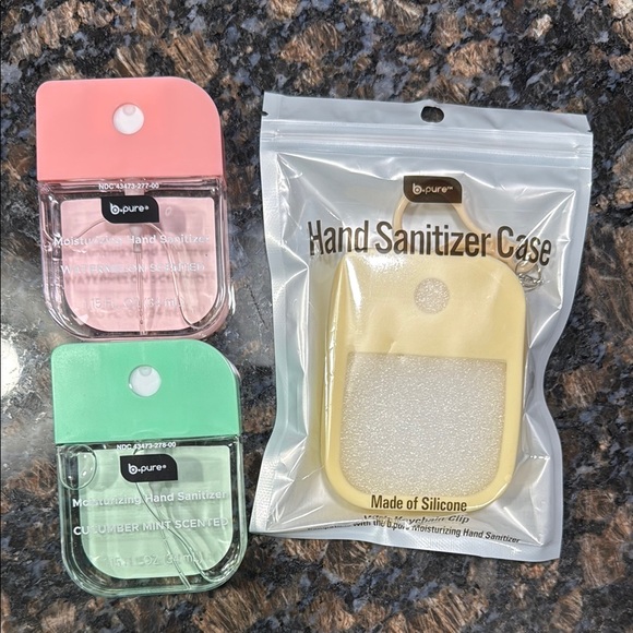 Other - B Pure Moisturizing Hand Sanitizer Bundle+Case
